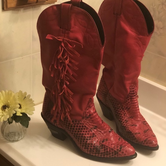 Ruby Cowboy Boots🌶 - Picture 2 of 7
